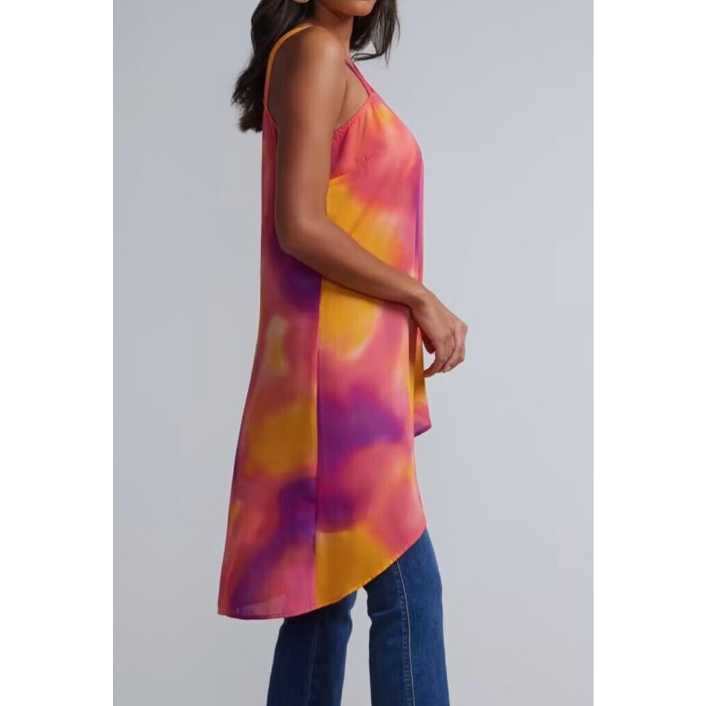 Maxi Top Asymptomatic Tie-dye‎ Print - Picture 3 of 3